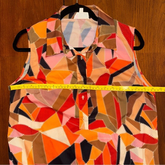 L'ATISTE Orange Black Halter Maxi Sundress size L - Picture 15 of 16